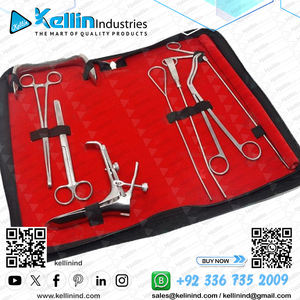 ชุดเครื่องมือกำจัด IUD และชุดเครื่องมือผ่าตัด9ชิ้นเครื่องมือผ่าตัดทั่วไปแบบแมนนวลพร้อมใบรับรอง CE & ISO - Product Image 5