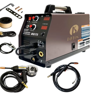 Soldadora MIG LOTOS MIG175 de 175A de Alta Calidad con Pistola para Aluminio - Ajuste Sinérgico MIG Automático Avanzado, V - Product Image 1