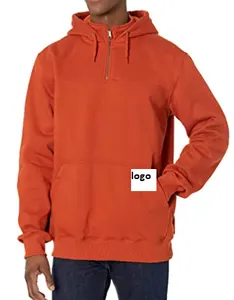 Vente chaude Hommes Zip Avant de Travail À Capuche 100% Coton Importé fermeture À Glissière Laver À La Machine Pas Cher Stock Mode D'origine fit - Product Image 1