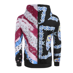 Sweats à capuche d'hiver de haute qualité - Polyester/coton polaire coupe-vent, streetwear tendance - Product Image 2