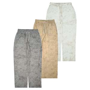 Pantaloni Cargo da Donna Beige Effetto Acid Wash a Vita Media, Traspiranti, Larghi, Stile Hip Hop, Gamba Larga, Autunno RND Apparel - Product Image 4