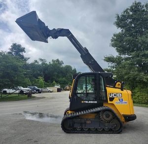 จัดส่งฟรี JCB 3TS-8T รถตักล้อยางแบบสกิดสเตียร์ ได้รับการรับรอง EPA CE พร้อมกระบอกไฮดรอลิก Eaton มอเตอร์ปั๊มเกียร์บ็อกซ์ เกียร์ และ PLC - Product Image 3