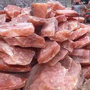 Rocas de sal del Himalaya Rosa natural ecológica, materia prima, trozos de sal de roca Rosa sólida, terrones de piedra - Product Image 2
