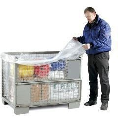 ถุงข้างพับขึ้นรูป LDPE 1300+950x2400 มม. 50 ม. ใส-แพ็ค 50 ใบ - Product Image 1
