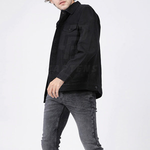 Chaqueta vaquera transpirable de alta calidad para hombre, chaqueta vaquera de Bajo MOQ, chaqueta de invierno, chaqueta vaquera para hombre recién llegada - Product Image 5