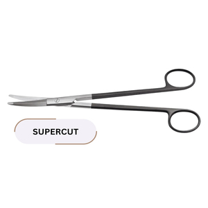 Ciseaux Peck Joseph 14 cm en acier inoxydable, manuels, SuperCut, dentelés |   Instruments de chirurgie générale courbés |   Médecine professionnelle - Product Image 2