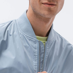 Blouson d'aviateur en tissu confortable pour hommes vêtements de rue vêtements d'hiver poches latérales de style fermeture éclair blousons d'aviateur pour hommes entretenus par les OEM - Product Image 6