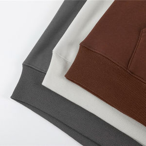 Meilleur sweat-shirt pour hommes personnalisé en polaire douce avec goutte Shpolder imprimé avec méthode de sérigraphie Design uni personnalisé pour l'hiver - Product Image 5