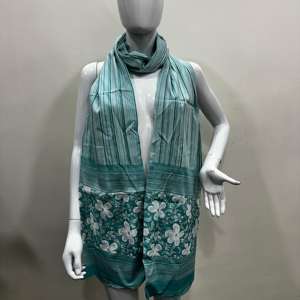 Dupatta de Algodón Estampado para Mujer, Bufandas de Verano, Dupatta Hecha a Mano, Ropa de Playa, Dupatta de Algodón Mulmul Estampado para Adultos, Talla Única - Product Image 1