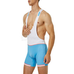 Singlet de Lucha Libre de Talla Grande, 100% Poliéster, Personalizado con Logotipo, Nuevo Diseño, Impresión Digital, Secado Rápido, TESPOO - Product Image 5