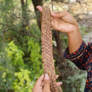 Nouveau concepteur frange sac à bandoulière à la main cheveux sur peau fourrure 100% en cuir véritable sac à bandoulière pour les femmes multi-usages sac élégant - Product Image 6