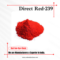 Colorant direct rouge 239 soluble dans l'eau, colorants textiles, peinture textile, cuir, papier, plastique, endroit frais et sec, fabricant