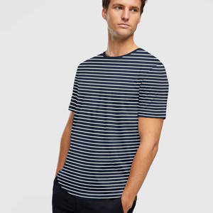 Venta al por mayor de algodón ligero camisetas a rayas hombres camiseta - Product Image 5