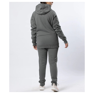 Trajes de chándal para mujer más vendidos, diseño personalizado, ajustado, de secado rápido, manga larga, cuello con capucha, Material sólido de algodón y poliéster - Product Image 3
