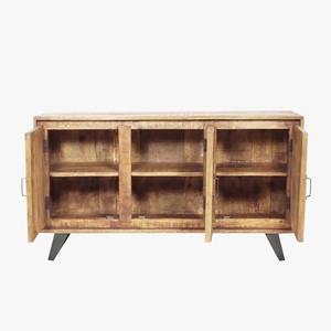 Aparador de Estilo Industrial de Madera de Mango Nuevo, Hecho a Mano, Color Natural, Acabado Antiguo, Mueble para el Hogar en Oferta - Product Image 5