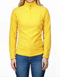 Chaqueta de Forro Polar Ligera de Lujo con Cierre de Cremallera de un Cuarto, Cuello Alto, Corte Holgado para Mujer, Chaqueta Transpirable Suave y Cálida de Primera Calidad - Product Image 6