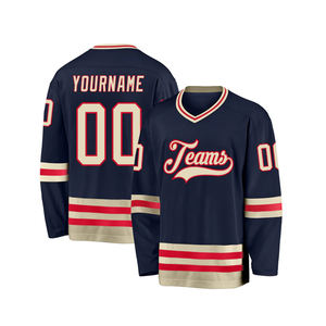 Venta al por mayor ropa de equipo de la mejor calidad de los hombres jersey de hockey sobre hielo sublimación y bordado personalizado jersey de hockey para los hombres - Product Image 2