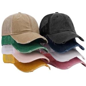 Gorra de béisbol deportiva de gamuza de 5 paneles con logotipo bordado personalizado Gorra de béisbol de algodón de dos tonos - Product Image 6