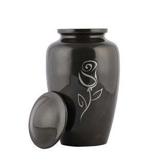 Carved Rose Adult Cremation Urns for Human <b>Ashes</b> with Beautiful Velvet Bag for <b>Dog</b> <b>Ashes</b> Funeral Burial Memorial Custom Size urn - Product Image 1