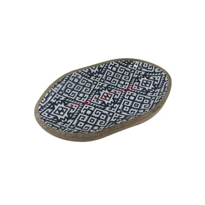 Plateau de service en métal brun personnalisable de haute qualité vaisselle décorative et articles de service - Product Image 5