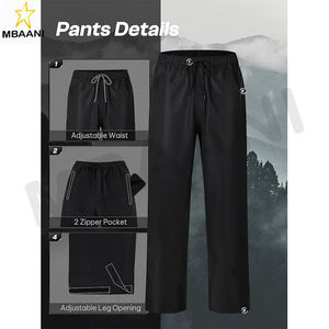 Traje Impermeable para Hombre, 2 Piezas, Equipo de Lluvia Plegable para Golf, Motociclismo y Pesca - Product Image 6