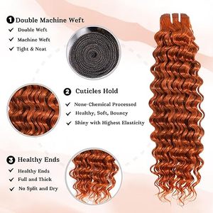 Peluca sin Pegamento al por Mayor, Frente de Encaje 5x5, Encaje Transparente HD, Pelucas Rizadas Profundas, Cabello Brasileño Virgen, Pelucas de Cabello Humano, 250 de Densidad - Product Image 5