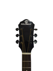 Guitare acoustique à cordes d'acier Solobeat A77 HK, corps en acajou, manche en acajou, 6 cordes, échancrée, finition naturelle, pour débutants - Disponible pour - Product Image 5