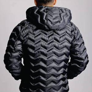 2025-26 Hot Selling Winter Warm Windproof Hooded Coat Shiny Puffer <b>Jacket</b> Outdoor <b>Thick</b> Down Puffer <b>Jacket</b> for Men's OEM - Product Image 4