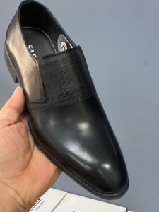 Mens Soft Genuine Cowhide Leather <b>Shoes</b> <b>for</b> Office Daily Wear with <b>Grip</b> Sole - Product Image 5