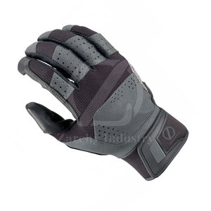 Gants de baseball en cuir avec design renforcé des doigts, construction durable pour une meilleure préhension - Product Image 4