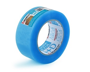 Nastro adesivo in polipropilene, gamma blu trasparente, 48mm x 132m (Miarco 24691) - Product Image 1