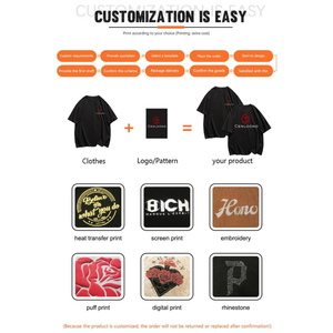 เสื้อยืดคอกลมลำลองผ้าคอตตอนถักคุณภาพสูง 100% พิมพ์ลายดิจิทัล ผ้า 180 กรัม สกรีนโลโก้ได้ สวมใส่สบาย แขนสั้น ทรงปกติ - Product Image 6