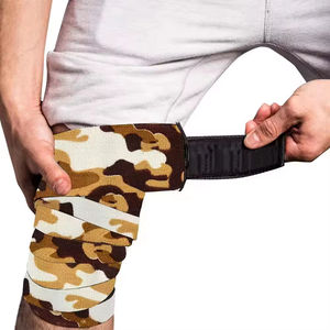 Genouillères de sécurité sportive orthèse Gym haltérophilie genouillères Bandage sangles garde Compression unisexe Spandex Nylon poignet Wrap - Product Image 4