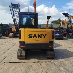 Mini-excavatrice sur chenilles SANY SY55U G4 de 5,5 tonnes d'occasion en bon état - Product Image 6