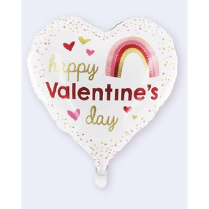 Globo de Aluminio con Forma de Corazón para el Día de San Valentín, 45 cm, 18 Pulgadas, Decoración para Fiestas - Product Image 1