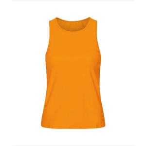 Débardeur en tricot de longueur standard, ajustement parfait pour femmes, ourlet fendu sur le côté, poids moyen, mélange coton/polyester, écologique, respirant - Product Image 1