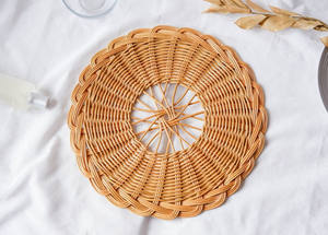 Cheapest Round Natural <b>Rattan</b> <b>Placemats</b> Woven <b>Placemats</b> Made in Vietnam - Product Image 6