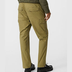 Pantalones cargo casuales de diseño personalizado para hombre, 100% algodón, pantalones de lona, pantalones deportivos, rectos, largos, con múltiples bolsillos para hombre - Product Image 5