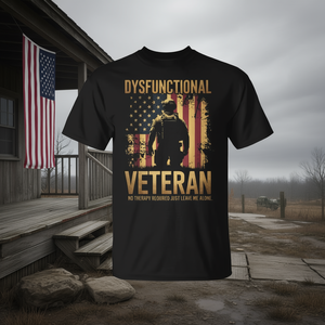 T-shirt per veterani disfunzionali - Niente terapia richiesta Categoria promozionale - Product Image 3