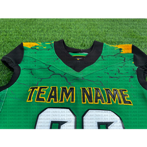 Maillots de football à manches courtes en mesh/spandex respirant, collection 2025, logo personnalisé, impression numérique, uniformes américains 2026 - Product Image 4