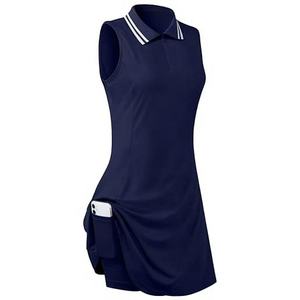Tenue de tennis professionnelle pour femmes avec tissu athlétique léger et respirant, conçue pour les matchs de compétition sur le terrain - Product Image 5