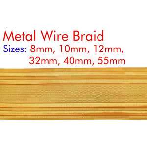 Handmade French Braids Lace for Ceremonial Gold Uniforms Decorations Featuring Bullion Wire & <b>Sequins</b> <b>Material</b> - Product Image 2