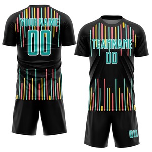 Nuevo estilo personalizable fútbol desgaste uniformes niños niñas fútbol Jerseys con sublimación personalizada al por mayor personalizado fútbol Jersey - Product Image 5