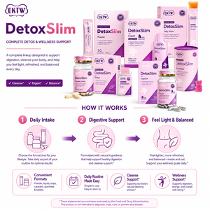 Complément alimentaire DetoxSlim Natural Detox pour la gestion du poids, plusieurs formats, nettoyage digestif, OEM, marque privée - Product Image 4