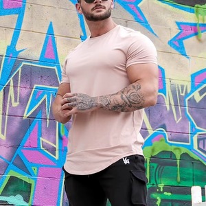 Camiseta deportiva de secado rápido con cuello redondo para exteriores personalizada, camiseta de poliéster con estampado de personalidad, patrón de logotipo de equipo bordado - Product Image 2