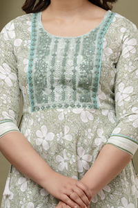 เสื้อคลุมยาวงานปักลวดลายโดรีแบบอินเดีย - Product Image 5