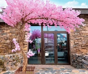 Albero di simulazione di vendita caldo albero di paesaggio in vendita decorazione albero di fiori di ciliegio matrimonio con decorazioni - Product Image 3