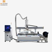 Máquina CNC de 4 Ejes MS90 2040 para Grabado y Corte de Madera, con Husillo ATC GDZ de 9KW para Tallado de Madera