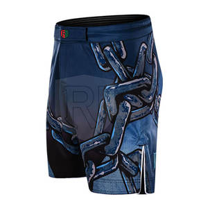 กางเกงขาสั้น MMA ของผู้ชายกางเกงขาสั้นแบบสีทึบ - Product Image 2