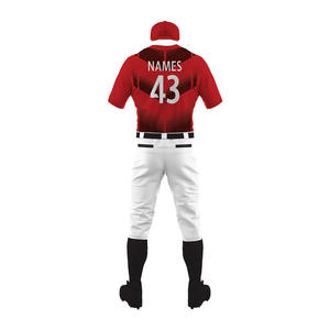 Ensembles d'uniformes légers de baseball et de softball de meilleure qualité pour hommes et femmes Logo personnalisé imprimé Concevez votre propre uniforme - Product Image 6